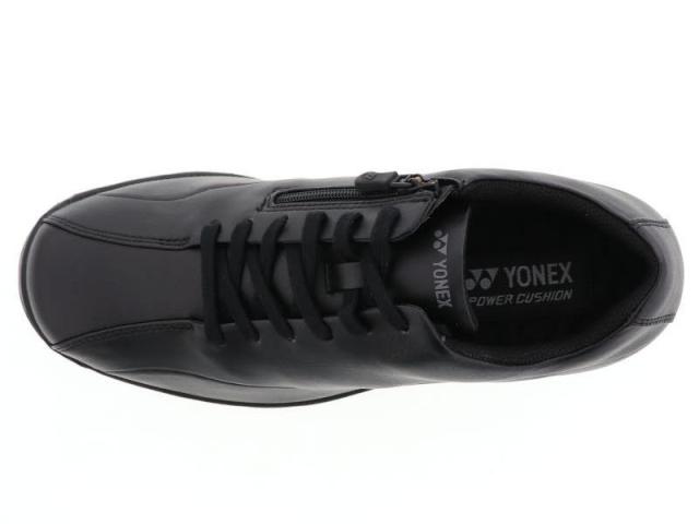 ヨネックス YONEX パワークッション LC21N レディース 幅広 ワイド 軽量 ウォーキングシューズ 女性靴 撥水加工 ブラック 黒 プレゼント 母の日 敬老の日 お洒落 おしゃれ 22.5cm 23cm 23.5cm 24cm 24.5cm 25cm