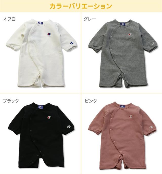 ベビー キッズ 子供服 チャンピオン 長袖 カバーオール ロンパース ミニ ロゴ 前開き 裏毛 男の子 女の子 Champion 21春 50 60 60 70cmの通販はau Pay マーケット チルドレン通信