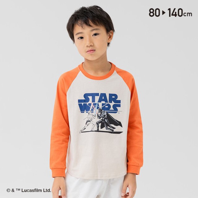 スター・ウォーズ 長袖 Tシャツ ロンT キッズ 子供服 男の子 綿100