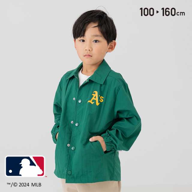 キッズ MLB コーチジャケット ベビー 子供服 ロゴ 男の子 女の子