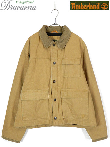 古着 ジャケット Timberland ティンバーランド 襟コーデュロイ 中綿 コットン ジャケット カーキ L 古着の通販はau Pay マーケット 古着屋ドラセナ