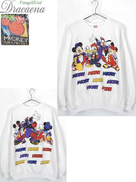 古着 スウェット 80s Disney Mickey ストリート ファッション ミッキー オールド キャラクター スウェット 3xl 古着の通販はau Pay マーケット 古着屋ドラセナ