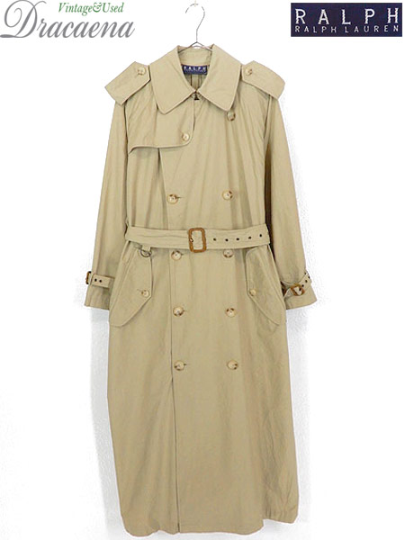 古着 コート 90s Ralph Lauren ラルフ ダブルブレスト トレンチ コート 1枚地 S ブランド 古着の通販はau Pay マーケット 古着屋ドラセナ