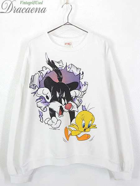 古着 スウェット 90s Looney Tunes オフィシャル Tweety トゥイーティー キャラクター スウェット 3xl 古着の通販はau Pay マーケット 古着屋ドラセナ