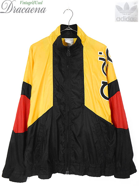 古着 ジャケット 90s Adidas アディダス 超big ロゴ 刺しゅう クレイジー ナイロン ジャケット ブルゾン Xl位 古着の通販はau Pay マーケット 古着屋ドラセナ
