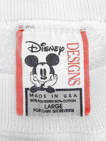古着 スウェット 90s Usa製 Disney Mickey Mouse ミッキー スウェット トレーナー L 古着の通販はau Pay マーケット 古着屋ドラセナ