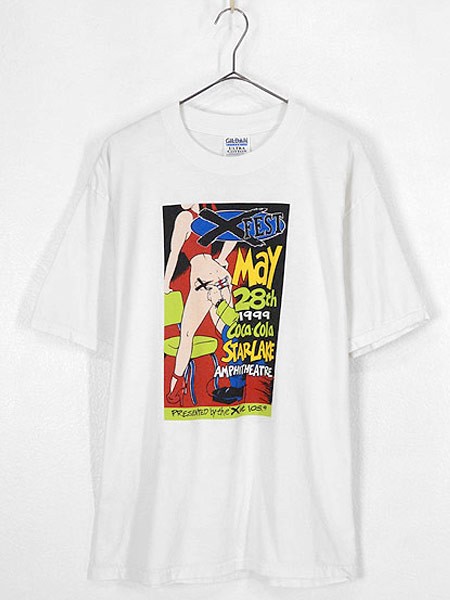 古着 ｔシャツ 90s X Fest 1999 豪華 ラインナップ ハードコア スカ パンク ロック フェス ｔシャツ L 古着 の通販はau Pay マーケット 古着屋ドラセナ