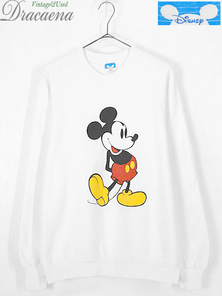 古着 スウェット 90s Usa製 Disney Mickey Mouse ミッキー キャラクター スウェット トレーナー L 古着 Aの通販はau Pay マーケット 古着屋ドラセナ
