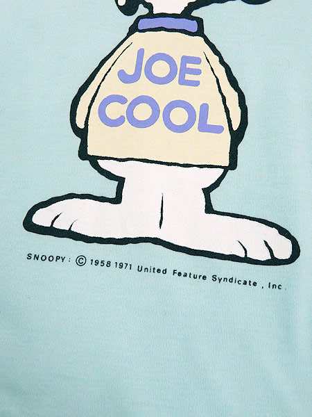 古着 Tシャツ 80s Usa製 Snoopy スヌーピー Joe Cool Cool Is Hot オールド Tシャツ L 古着の通販はau Pay マーケット 古着屋ドラセナ