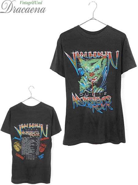 古着 ヴィンテージ 80s Usa製 Monsters Of Rock 19 モンスター ヘヴィー メタル ロック バンド フェス Tシャツ L 古着の通販はau Pay マーケット 古着屋ドラセナ