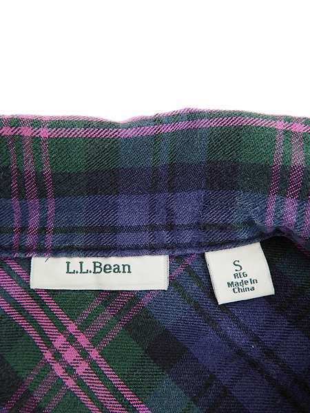 古着 レディース ワンピース Ll Bean エルエルビーン チェック 柄 ネイビー パープル コットン 丸襟 ロング ドレス 古着の通販はau Pay マーケット 古着屋ドラセナ