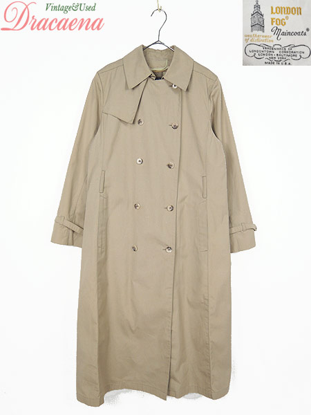 レディース 古着 コート Londonfog ロンドンフォグ トラッド ベージュ トレンチ 無地 コットン ライナー付 アウター ジャケット M位 古着の通販はau Pay マーケット 古着屋ドラセナ