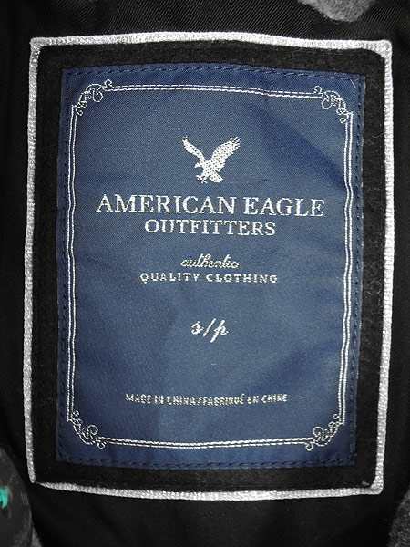 レディース 古着 ジャケット American Eagle アメリカンイーグル ウール混 チェック グレー ピーコート風 S M位 古着の通販はau Pay マーケット 古着屋ドラセナ