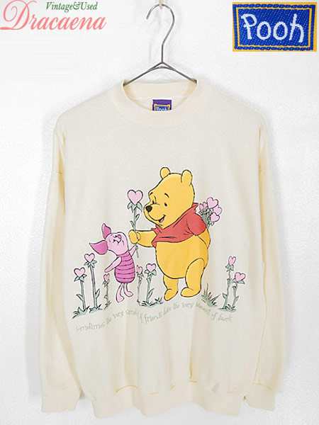 古着 レディース スウェット Usa製 Pooh プーさん ピグレット キャラクター プリント スウェット L 古着の通販はau Pay マーケット 古着屋ドラセナ