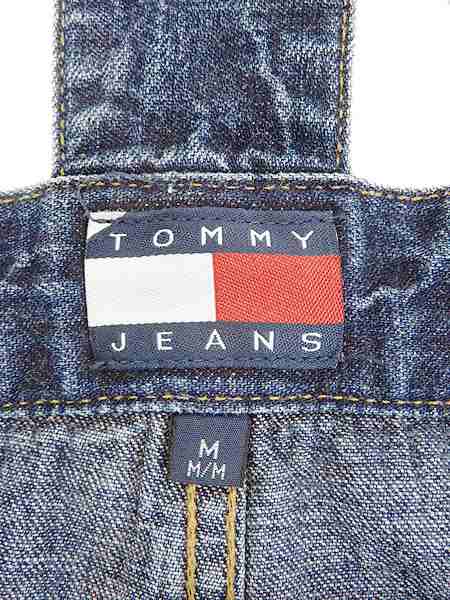 古着 オーバーオール 90s Tommy Jeans 人気 ローバック デニム