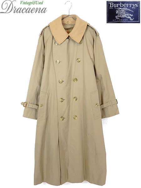 古着 コート Burberrys Of London バーバリー チェック ライナー ダブル トレンチ コート ウール襟付 40r ブランド 古着の通販はau Pay マーケット 古着屋ドラセナ