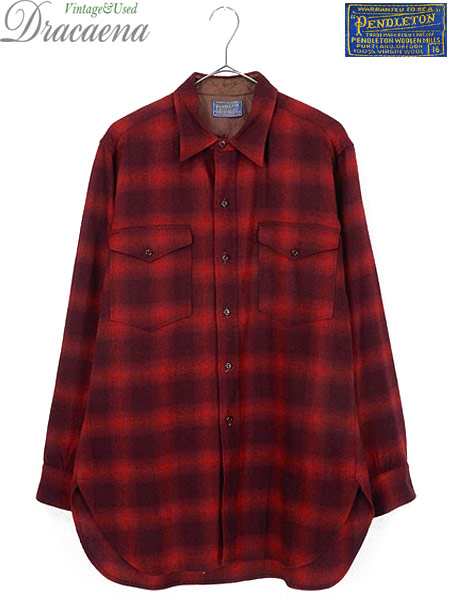 古着 シャツ 50s Pendleton ペンドルトン オンブレ シャドウ チェック 高級 ウール シャツ 16 ブランド 古着の通販はau Pay マーケット 古着屋ドラセナ