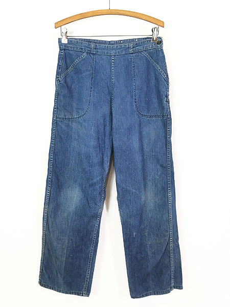 古着 50 60s Lady Smith ライトオンス デニム ランチ パンツ ジーンズ テーパード W29 L27 古着の通販はau Pay マーケット 古着屋ドラセナ