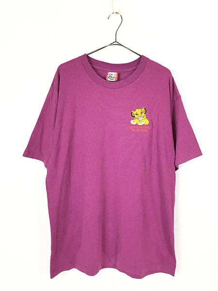 ライオンキング 90s Tシャツ 紙タグ シルエットデザイン ディズニー