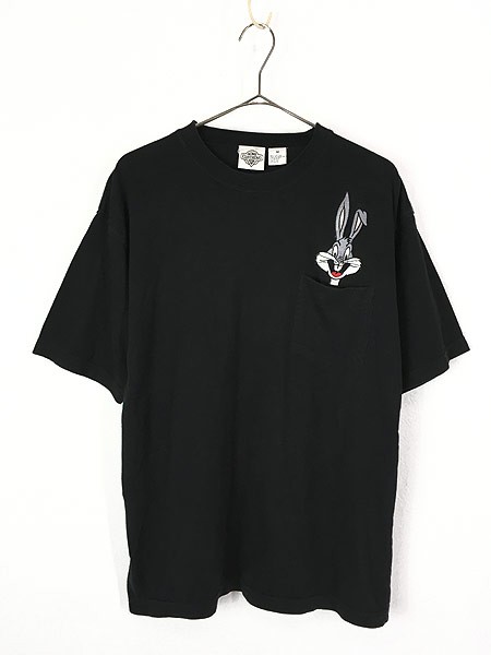 古着 90s Looney Tunes バックスバニー キャラクター ワンポイント 刺しゅう 100 コットン ポケット Tシャツ ポケt M 古着の通販はau Pay マーケット 古着屋ドラセナ