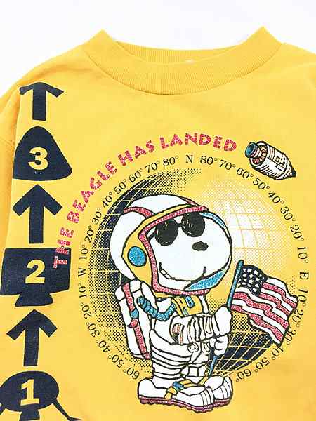 キッズ 古着 90s Snoopy スヌーピー キャラクター 宇宙飛行士 スウェット トレーナー 3歳位 子供服 古着の通販はau Pay マーケット 古着屋ドラセナ