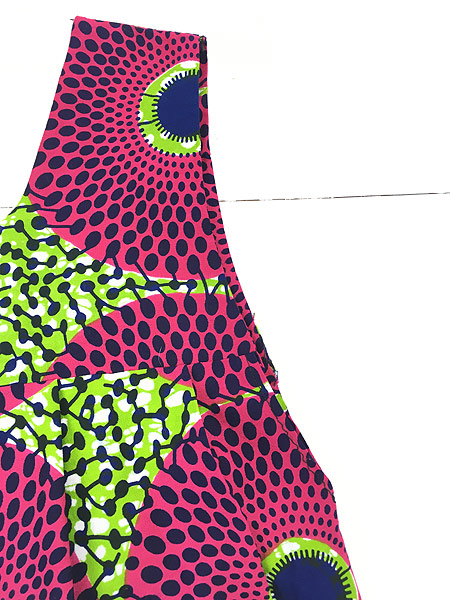 レディース 古着 ドット サークル サイケデリック カラー ハンド メイド コットン ノースリーブ ミドル丈 ワンピース ドレス Xl 古着の通販はau Pay マーケット 古着屋ドラセナ