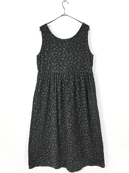 レディース 古着 90s Usa製 Ll Bean ビーン 花柄 コーデュロイ ノースリーブ ロング丈 ワンピース 12 L位 古着の通販はau Pay マーケット 古着屋ドラセナ