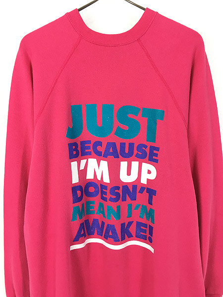 レディース 古着 90s Usa製 Tultex 英字 プリント 蛍光 ロング丈 スウェット ワンピース ピンク Onesize L位 古着の通販はau Pay マーケット 古着屋ドラセナ