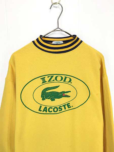 レディース 古着 80s Chemise Izod Lacoste ラコステ ハイネック スウェット トレーナー イエロー Xl位 古着の通販はau Pay マーケット 古着屋ドラセナ