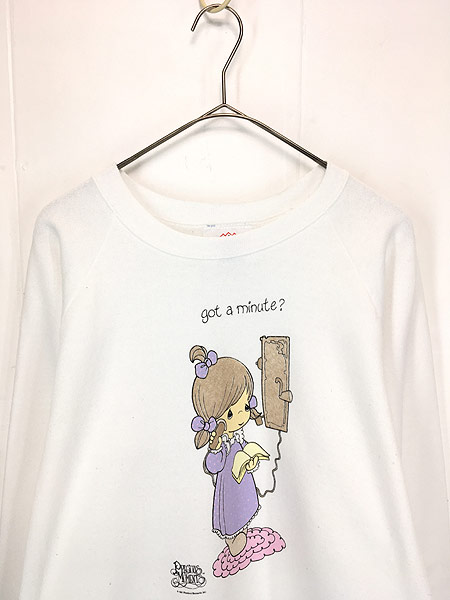 レディース 古着 90s Health Knit ヘルスニット 女の子 電話 プリント ラグラン スウェット トレーナー 白 L 古着の通販はau Pay マーケット 古着屋ドラセナ