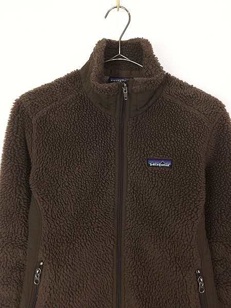 レディース 古着 09s Patagonia パタゴニア 人気 レトロx 切り替え ナイロン もこもこ フリース ボア ジャケット Sbn 茶 S 古着の通販はau Pay マーケット 古着屋ドラセナ