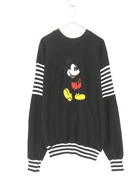 レディース 古着 90s Usa製 Disney Wear ミッキー キャラクター ボーダー スウェット トレーナー L位 古着の通販はau Pay マーケット 古着屋ドラセナ