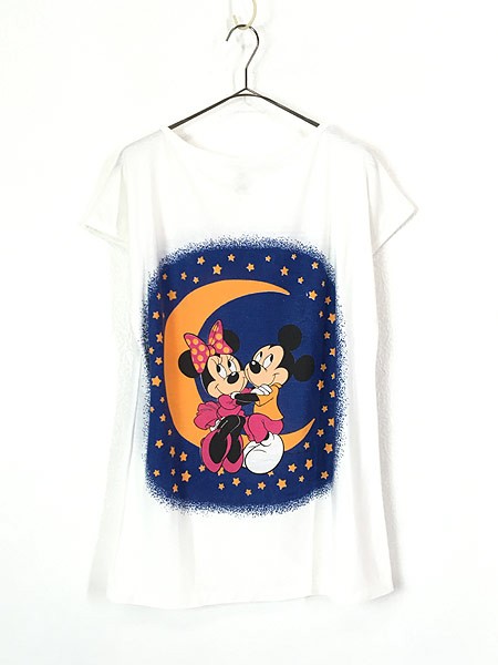 レディース 古着 80s Usa製 Walt Disney ディズニー ミッキー ミニー キャラクター フレンチスリーブ Tシャツ 白 M 古着の通販はau Pay マーケット 古着屋ドラセナ