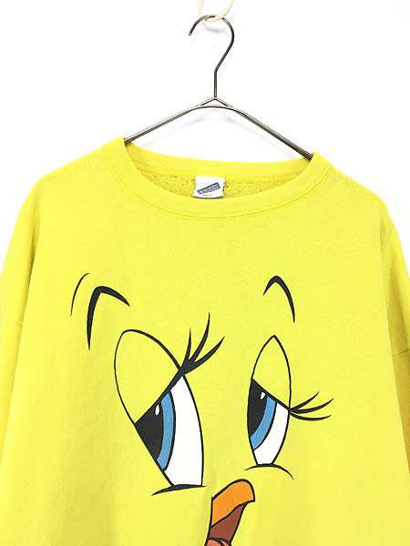 レディース 古着 Looney Tunes Tweety トゥイーティー フェイス キャラクター スウェット ワンピース L位 古着の通販はau Pay マーケット 古着屋ドラセナ