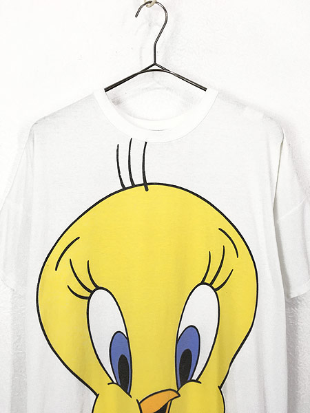 レディース 古着 80s Flirts トゥイティー Tweety ルーニーテューンズ キャラクター Big サイズ コットン Tシャツ ワンピース Xl位 古着の通販はau Pay マーケット 古着屋ドラセナ