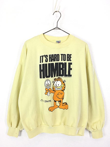 レディース 古着 80s Garfield ガーフィールド キャラクター スウェット トレーナー 黄 L 古着の通販はau Pay マーケット 古着 屋ドラセナ