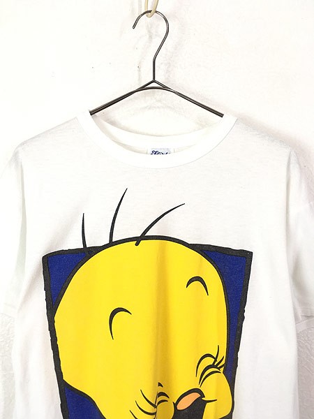 レディース 古着 90s Flirts Looney Tunes Tweety トゥイーティー イラスト キャラクター Tシャツ M位 古着の通販はau Pay マーケット 古着屋ドラセナ