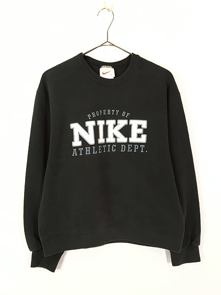 レディース 古着 90s Usa製 Nike ナイキ ロゴ プリント スウェット トレーナー 黒 M 古着の通販はau Pay マーケット 古着 屋ドラセナ