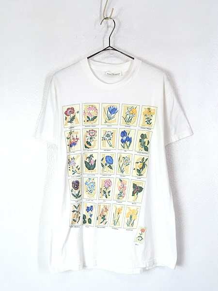 レディース 古着 90s Usa製 Abc スペル 花 プリント 100 コットン Tシャツ M 古着の通販はau Pay マーケット 古着屋ドラセナ