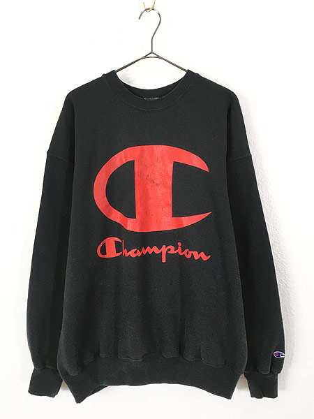 古着 90s Champion チャンピオン Big ロゴ プリント シンプル デザイン スウェット トレーナー Xl 古着の通販はau Pay マーケット 古着屋ドラセナ