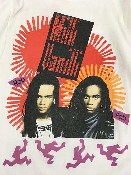 古着 90s Usa製 Milli Vanilli ミリ バニリ オールド ダンス ラップ ｔシャツ Xl 古着の通販はau Pay マーケット 古着屋ドラセナ