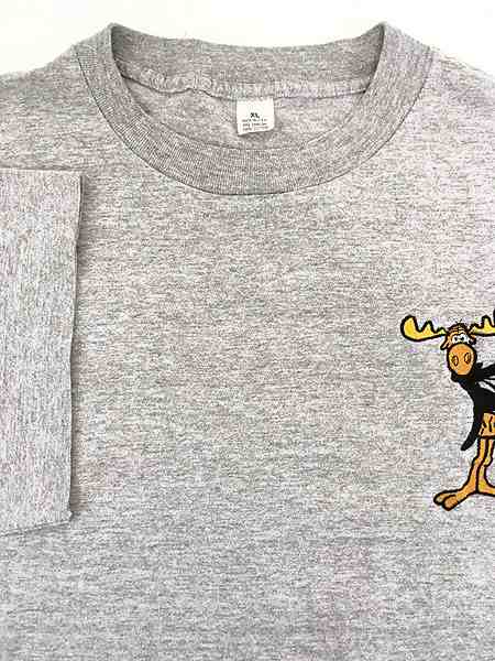 古着 90s Usa製 Rockey And Bullwinkle ロッキーとブルウィンクルの大冒険 キャラクター ワンポイント 刺しゅう Tシャツ Xl 古着の通販はau Pay マーケット 古着屋ドラセナ