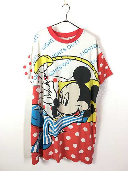 レディース 古着 90s Disney Mickey ミッキー キャラクター Tシャツ ワンピース Xl位 古着の通販はau Pay マーケット 古着屋ドラセナ