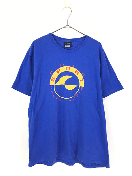 古着 90s Polo Sport Ralph Lauren ポロスポ Big サークル ロゴ Tシャツ Xl位 古着の通販はau Pay マーケット 古着屋ドラセナ