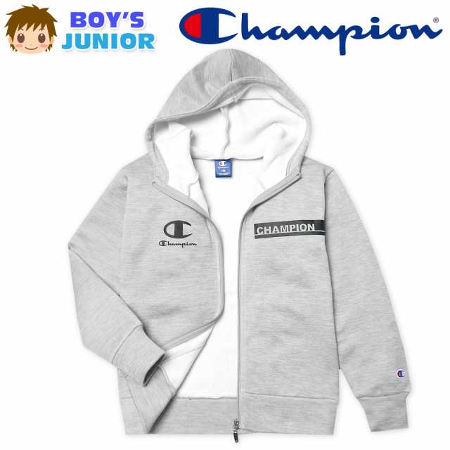 男児 ジュニア 裏フリース パーカー ジャケット Champion チャンピオン