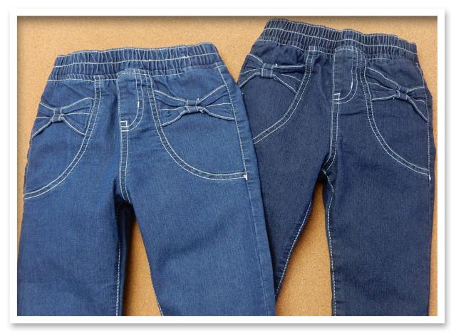 送料無料 女児 キッズ ストレッチ デニム カプリパンツ リボン ウエストゴム ボトムス 子供服 女の子 110cm 1cm 130cm A 2273 メーの通販はau Pay マーケット オンスタイル Au Pay マーケット店