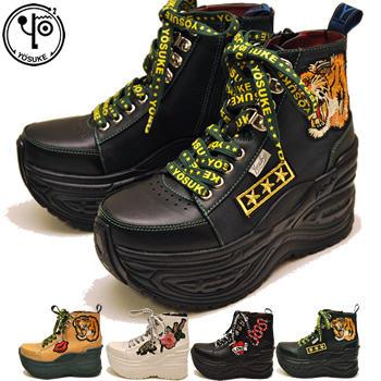 厚底スニーカー レディース ワッペンシリーズ ジョガー底タイプ Yosuke ヨースケ 靴の通販はau Pay マーケット ヒップス シューストアau Wowma 店