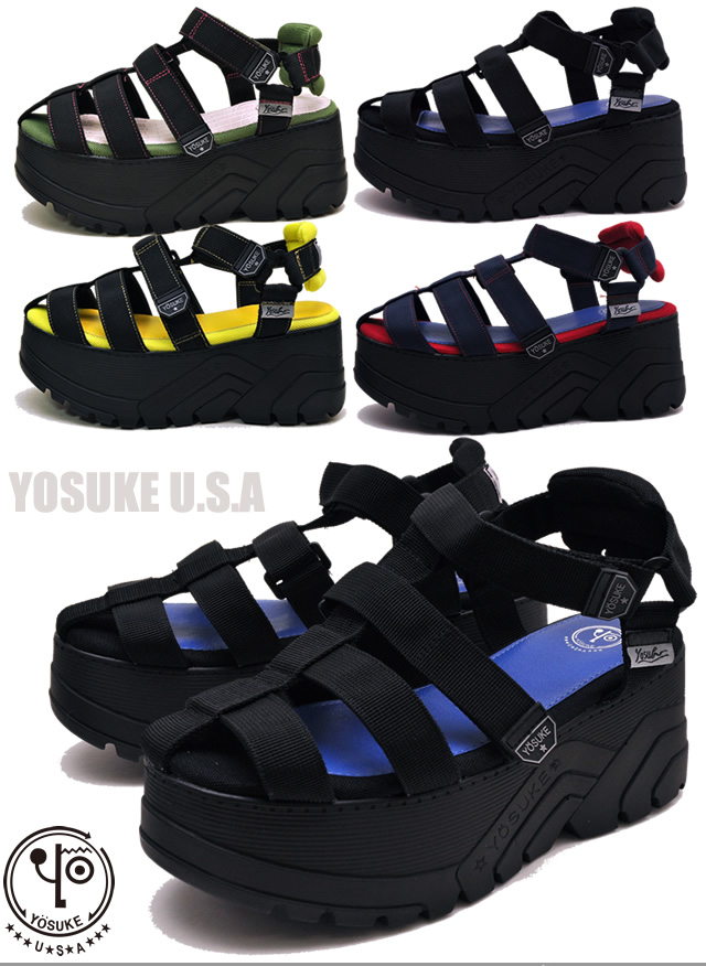 ヨースケ Yosuke 靴 厚底サンダル メンズ スポーツサンダル 予約 は3営業日内に発送の通販はau Pay マーケット ヒップス シューストアau Wowma 店