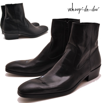 サイドジップヒールブーツ メンズ 本革 Whoop De Doo フープディドゥ 日本製 予約 は3営業日内に発送 の通販はau Pay マーケット ヒップス シューストアau Wowma 店