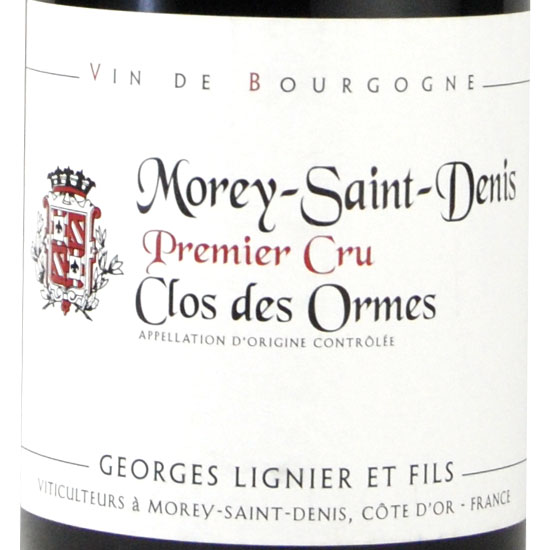 ジョルジュ　リニエ / 　モレ　サン　ドニ　PC　クロ　デ　ゾルム　[2021]　750ml・赤 　Georges Lignier /  Morey-Saint-Denis PC Clos des Ormes_1